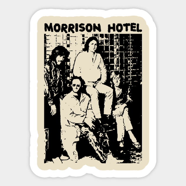 Morrison Hotel Sticker by Ryzen 5